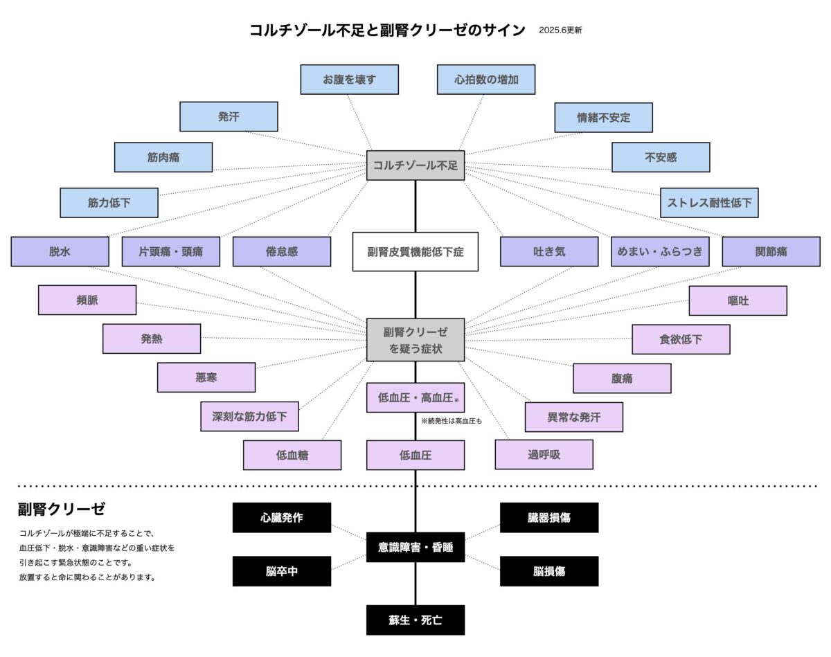 副腎クリーゼの見分け方